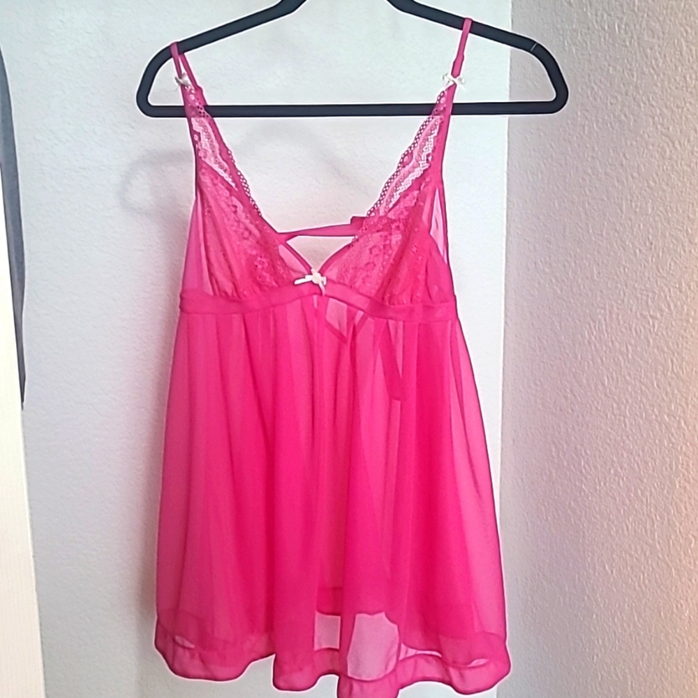 Betsey Johnson intimate pink nightie valentines day approved 💖